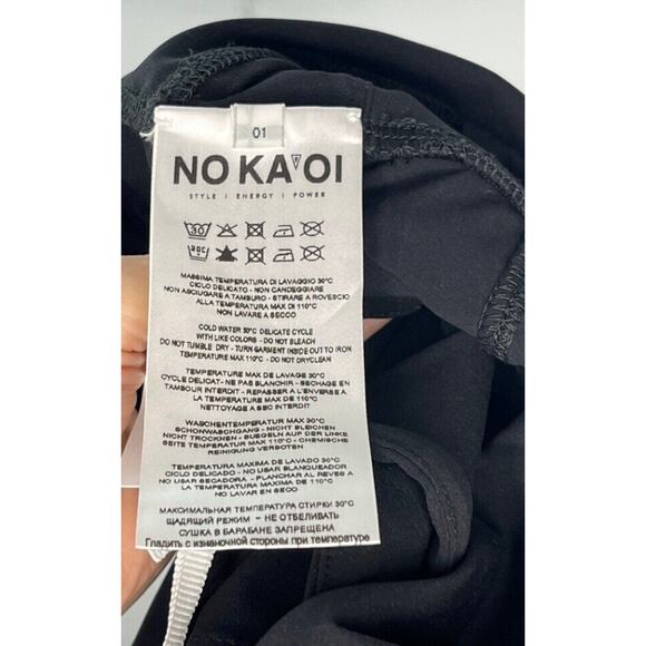 NO KA'OI SZ 1 S Black Outline Cutout One Piece Jumpsuit NWT - Picture 6 of 10
